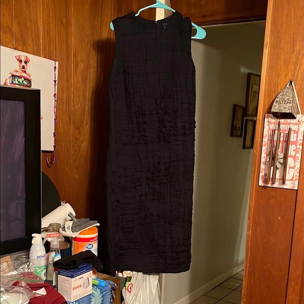 Elegant Black Sleeveless Dress